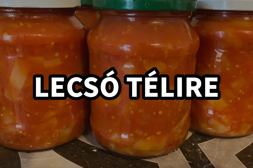 lecsó télire