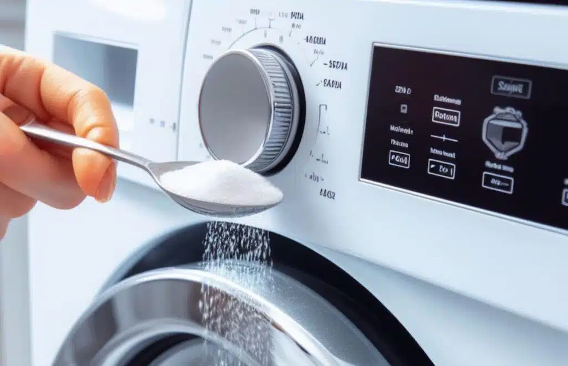 egy kanál ebből a mosógépbe, és megszabadulunk az évekig tartó szennyeződéstől