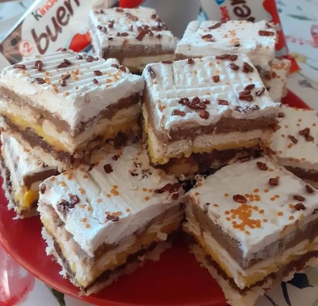 Kinder bueno szelet recept, a gyerekek nagy kedvence