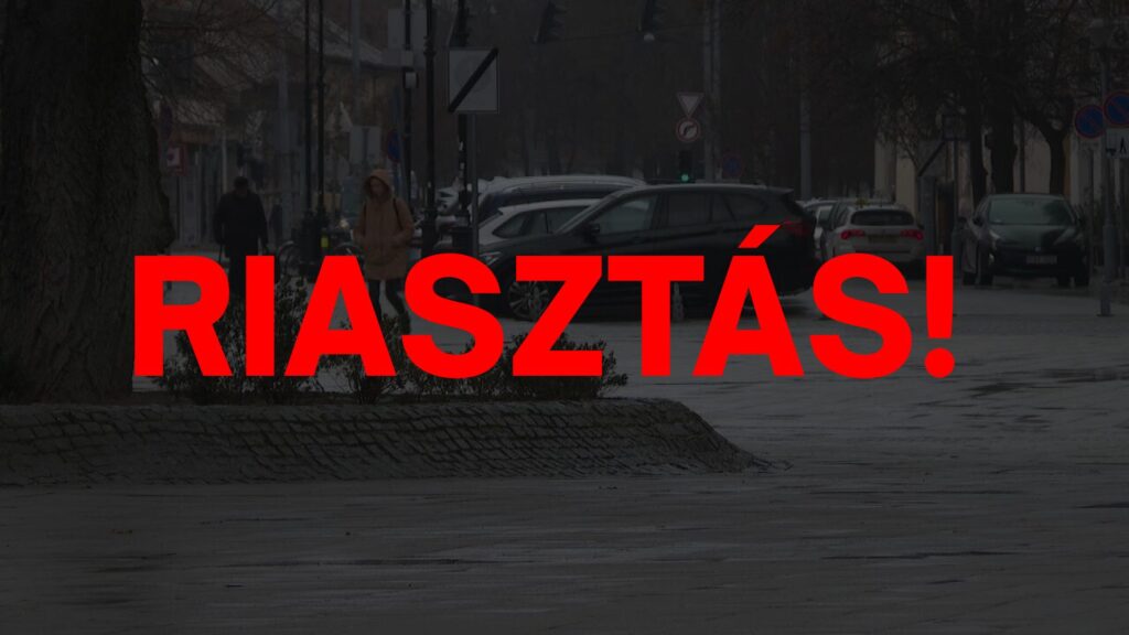 Riasztást adtak ki ónos eső miatt 3 vármegyére