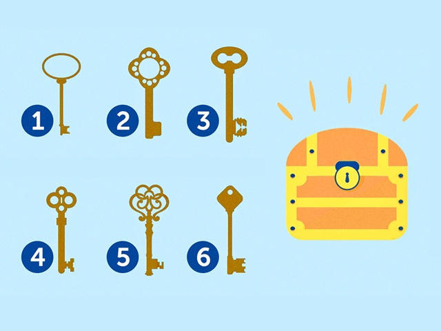 Melyik kulcsot választod? Azonnal megmondjuk, ki vagy te valójában!