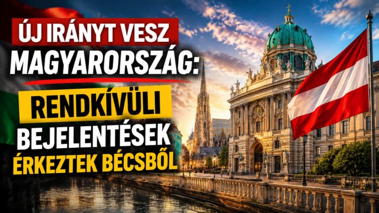 Új irányt vesz Magyarország: Rendkívüli bejelentések érkeztek Bécsből