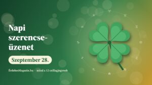 Napi szerencseüzenet – szeptember 28.